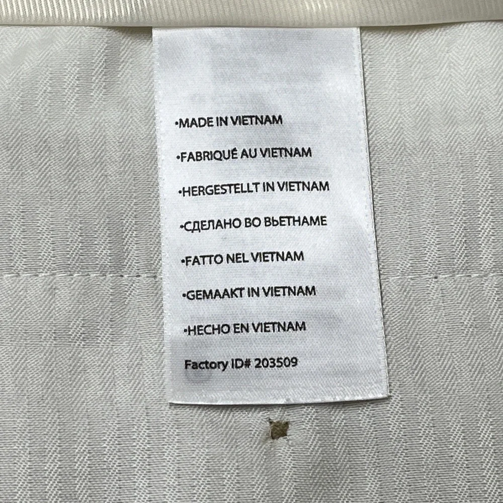 Oak Hill Pants Mens 52x30 Beige Linen Blend Trousers Lightweight Summer‎ Beach